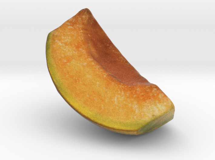 The Melon-Quarter 3d printed