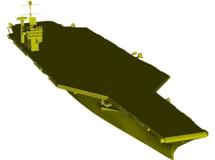 1/1250 scale USS George Washington CV-73 carrier 3d printed