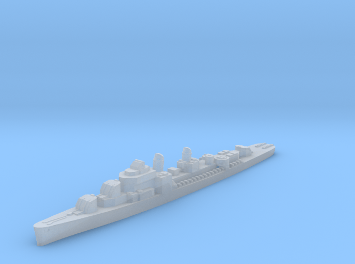 USS Lindsey destroyer ml 1:3000 WW2 3d printed 