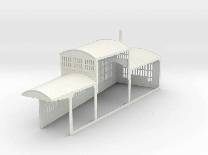 z-160-roundhouse-9-deg-left-side-section-1 3d printed 