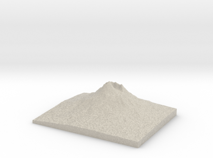 Model of Vesuvius 3d printed