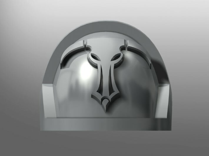 Ravenous ptrn Shoulder Pads: Daedalus Beasts 3d printed 