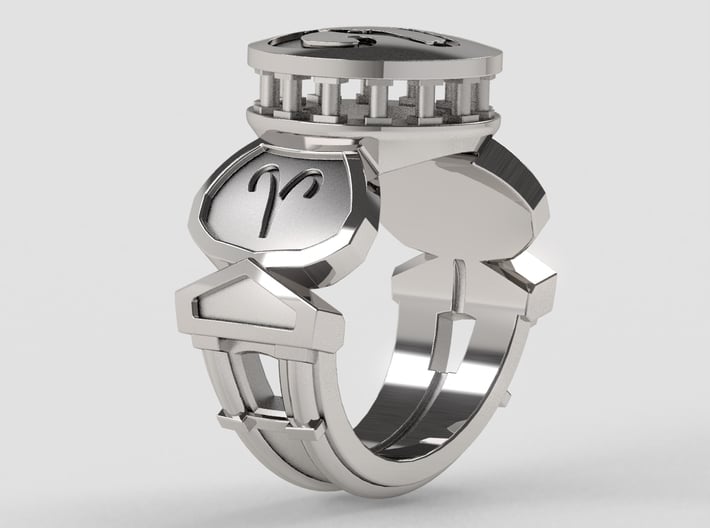 Aries Ring 3d printed 