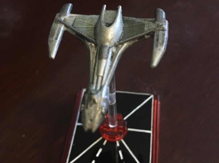 Klingon Raptor Class 1/3788 Attack Wing x2 3d printed Older model, Smooth Fine Detail Plastic, picture by Xikorolkel