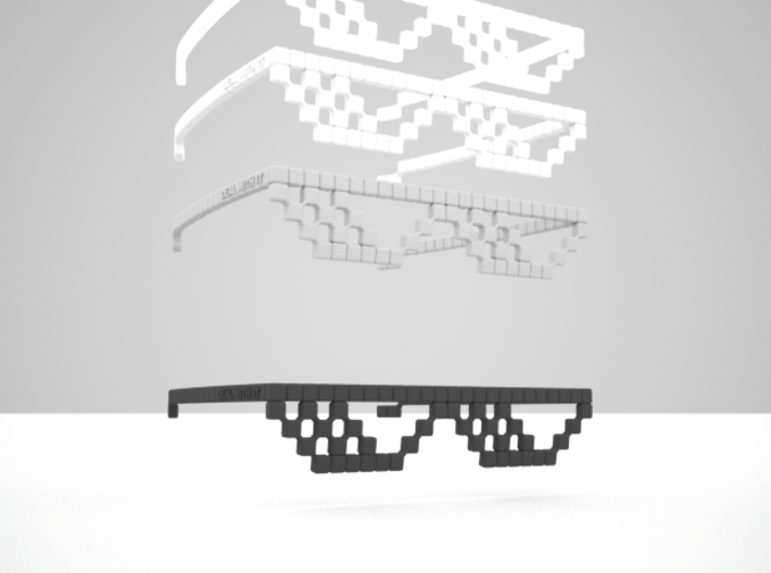 DEAL WITH IT - shades 3d printed DEAL WITH IT