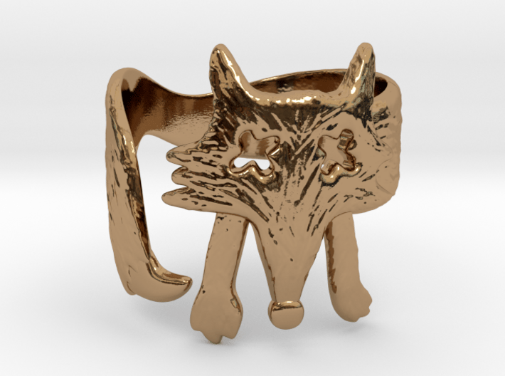 Foxy Ring 3d printed 