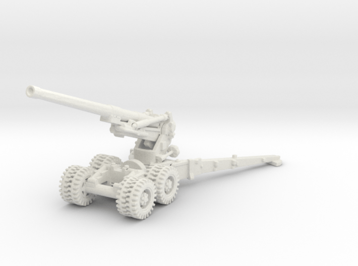 7.2 inch Howitzer 1/87 3d printed 