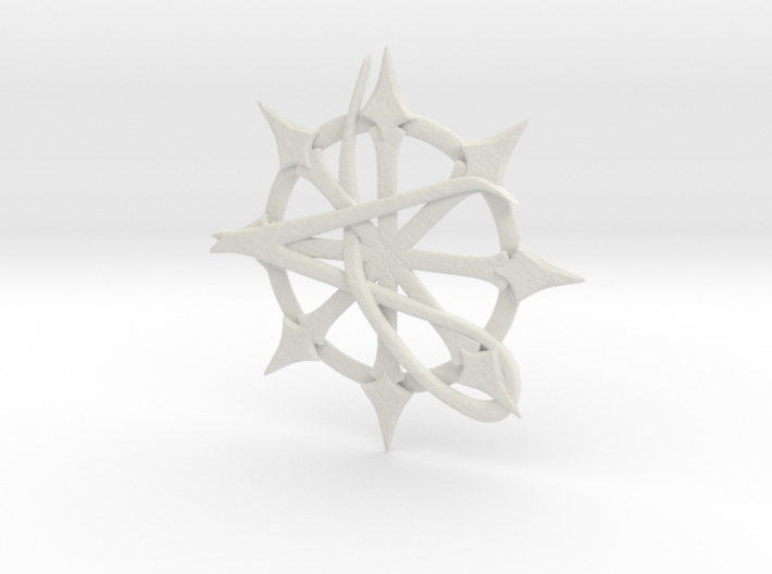 Anarchy Star pendant 3d printed