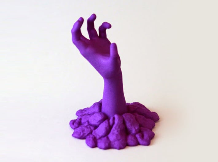 Zombie Hand - Reaching from the ground 3d printed 