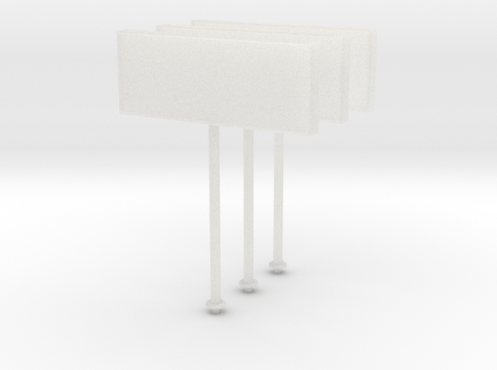 N-Scale Restaurant Sign - 3 Pack 3d printed 