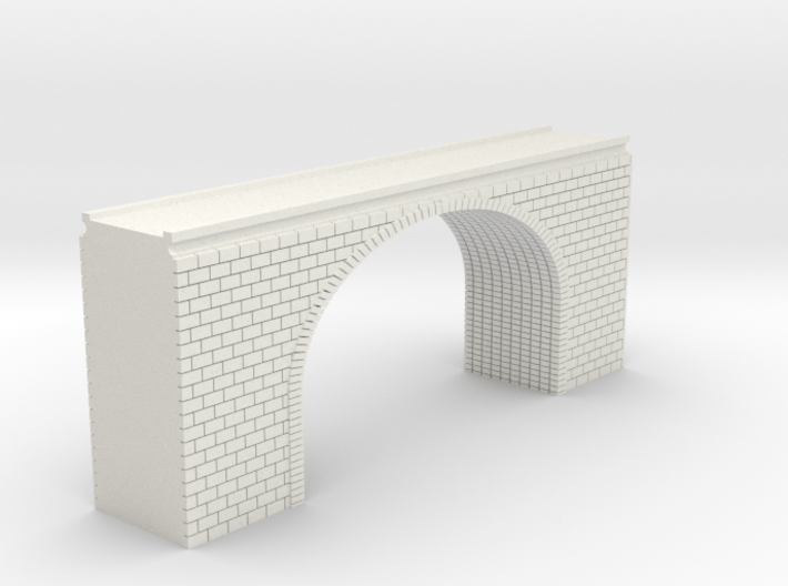 N Scale Arch Bridge Double Track 1:160 3d printed 