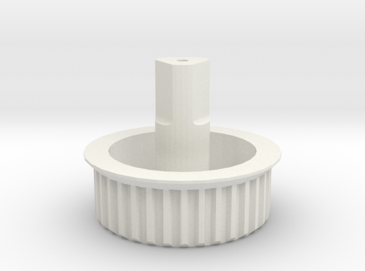 Beater-brush Drive Gear for Dyson DC25 3d printed Gear in white nylon