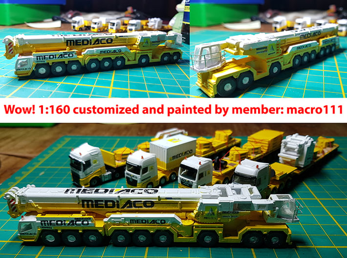 Lieb LTM1750 crane 3d printed 