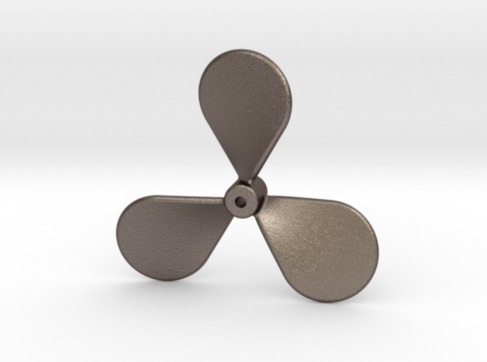 Boat propeller keychain 3d printed 