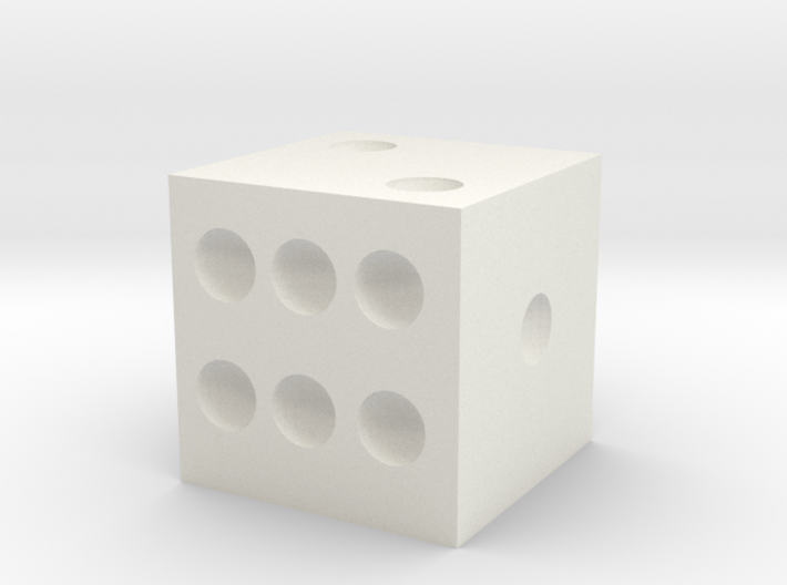 Tiny Dice that is very wrong but so right 3d printed 