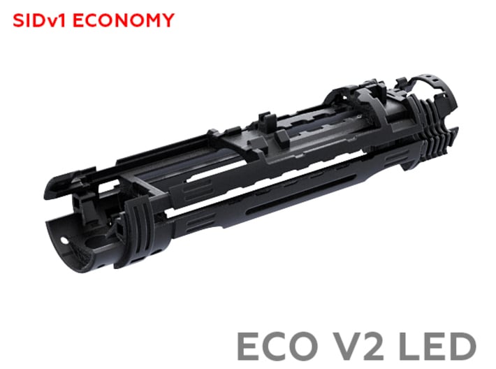 SID Chassis ECO V2 Tri-Cree LED 3d printed 