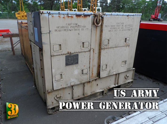 US Army Power Generator 3d printed US Army power generator - original image