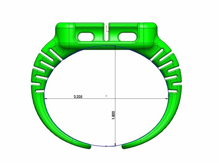 Apple Watch - 44mm small cuff  3d printed 