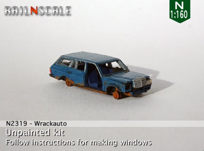 Autowrack (N 1:160) 3d printed 