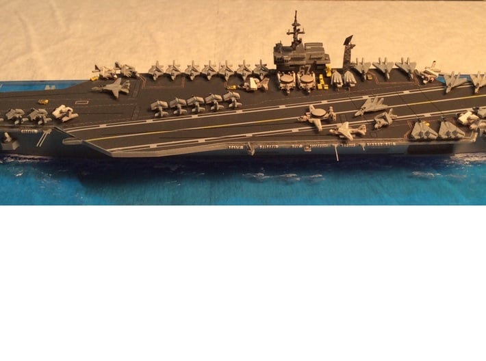 1/2400 Scale USS John F Kennedy CV-67 3d printed Thank you scalzia