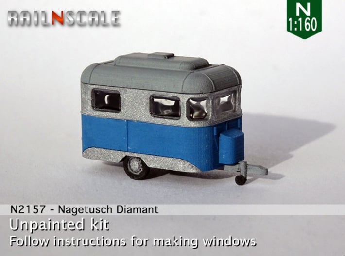 Nagetusch Diamant (N 1:160) 3d printed