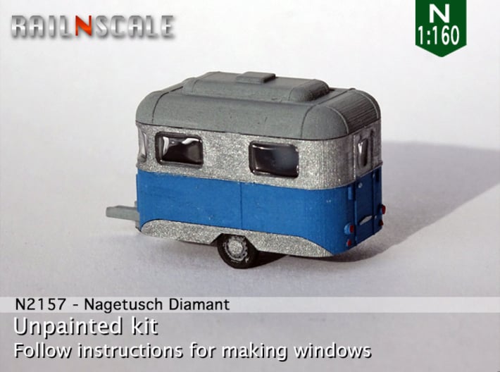 Nagetusch Diamant (N 1:160) 3d printed 