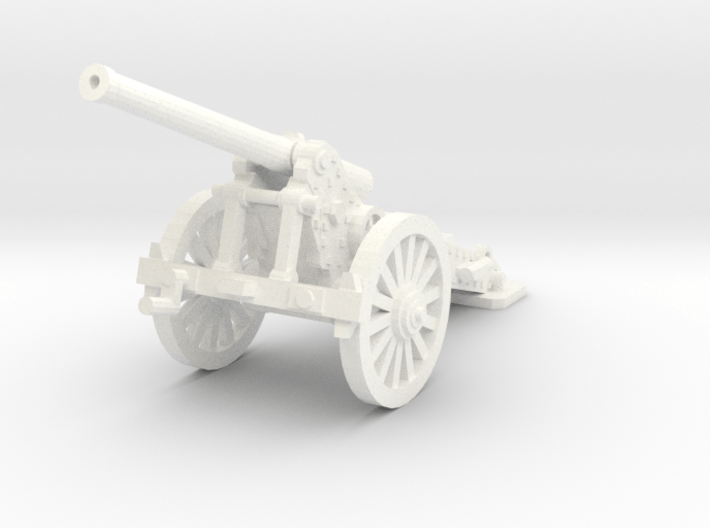1/48 155mm DeBange cannon test 3d printed