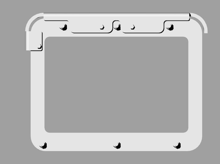 M1165 Standard Threat doors - conversion set 3d printed 