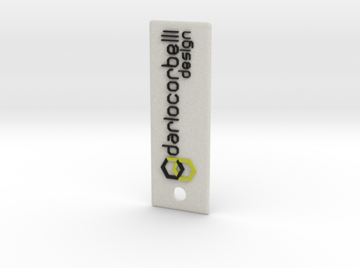 DCDesign Colored Keychain 3d printed 