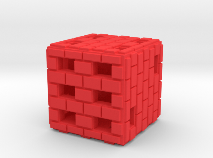 Brick Die 3d printed 