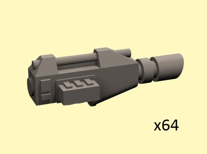 28mm lightbeam pistols (no handle) 3d printed 
