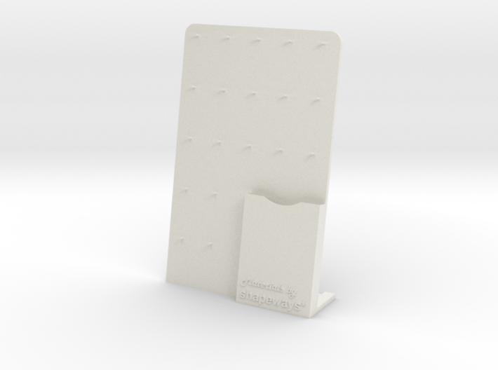 Shapeways Material Sample Stand and Card Holder 3d printed 