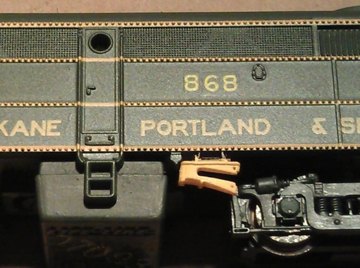 16 No. Re-Railers Type 1 Hanging N Scale 1:160 3d printed Type 1 Re-Railer On Life Like FA2