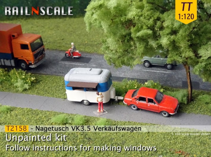 Nagetusch VK3.5 Verkaufswagen - Öffnung rechts TT 3d printed 