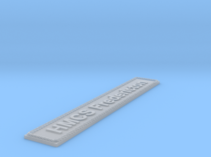 Nameplate HMCS Fredericton 3d printed 