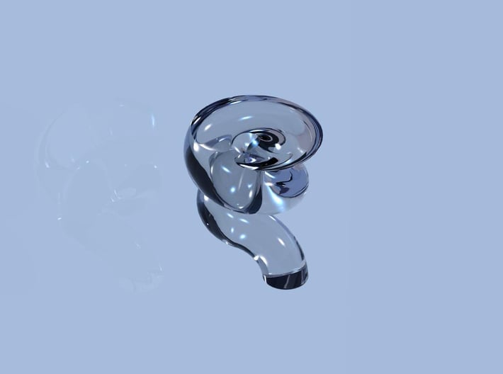Bottle Cap VORTEX | To create Living Water 3d printed 