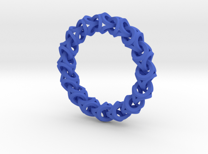 Crossover Thick - Bracelet size M 3d printed 