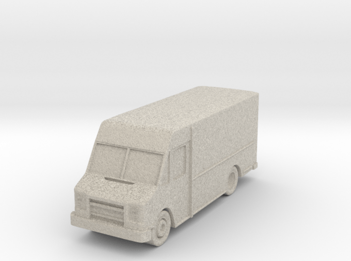 Delivery Truck at 1"=10' Scale 3d printed 