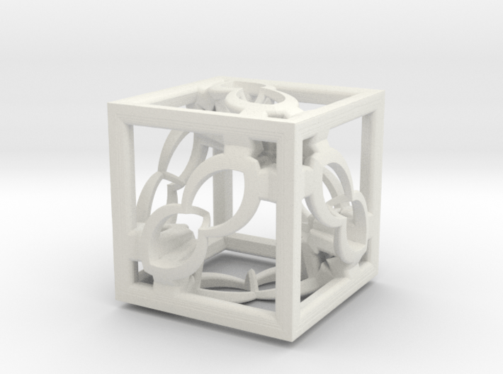 Cube Fractal RD8 3d printed