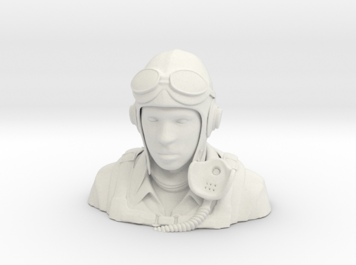 Warbird Pilot Figure 1/6 3d printed