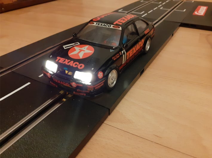 Ford Sierra RS500 DTM Slotcar BRM Camber System 3d printed 