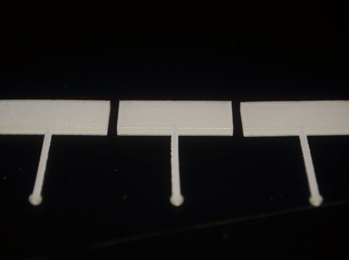 N-Scale Restaurant Sign - 3 Pack 3d printed Production Sample