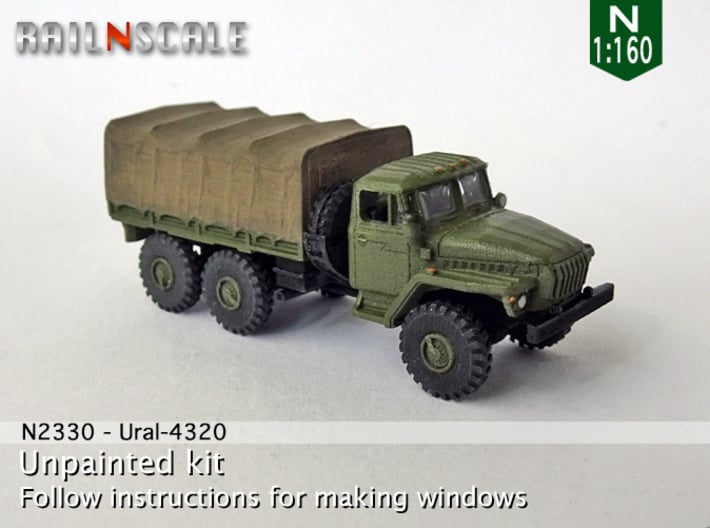 Ural-4320 (N 1:160) 3d printed 