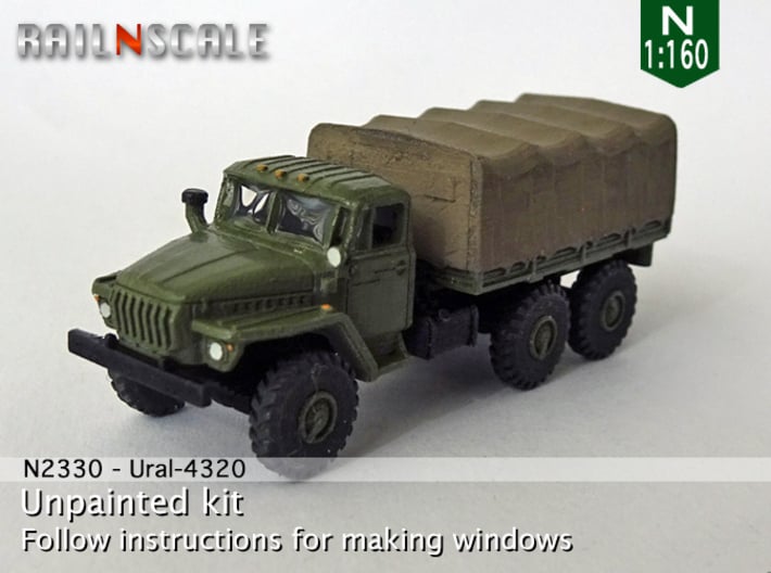 Ural-4320 (N 1:160) 3d printed 