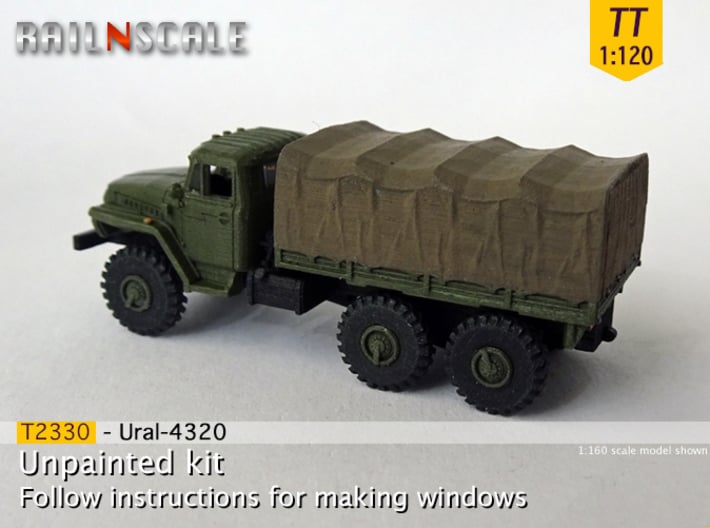 Ural-4320 (TT 1:120) 3d printed 