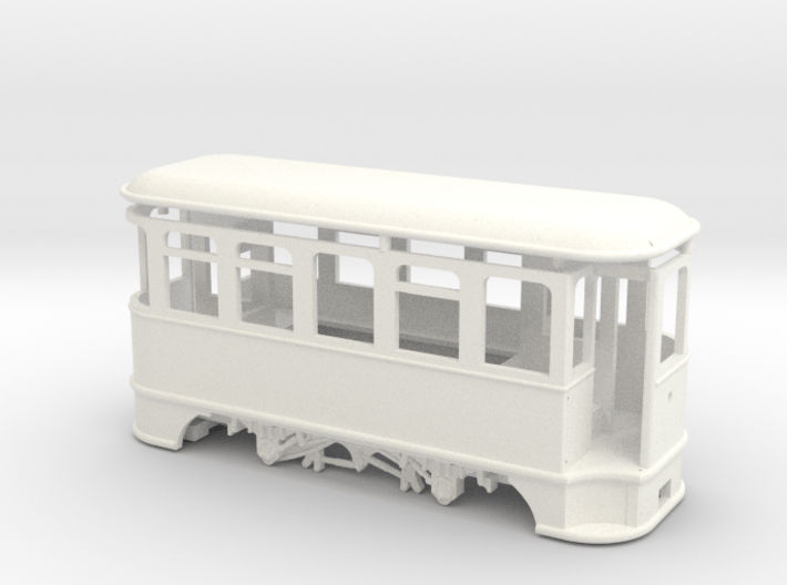 009 Electric Tramcar/ Coach 3d printed 