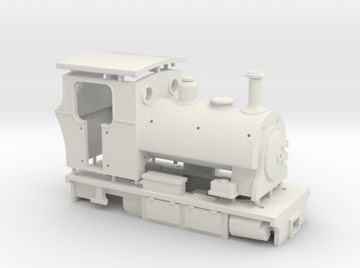 009 Peckett Style Tram Engine  3d printed 