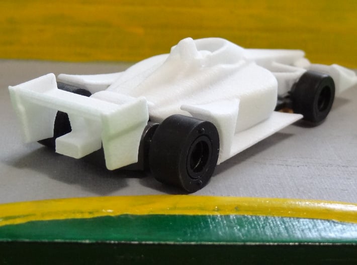 2020 Indy Car Oval NEW HQ Custom 3D Printed Mega G+ 1.7 HO Slot Car Body 