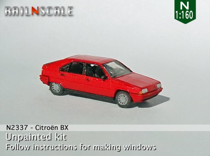 Citroën BX (N 1:160) 3d printed