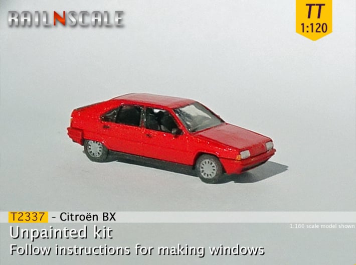 Citroën BX (TT 1:120) 3d printed 
